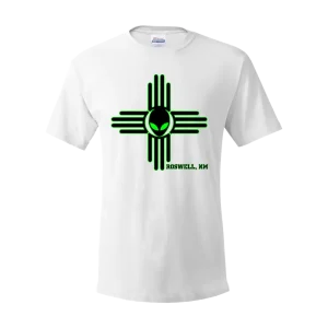 New Mexico Zia in White