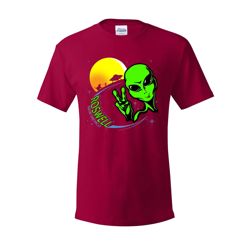 Peace Alien T-Shirt | Invasion Station Roswell NM